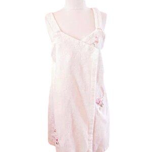 Floral White Swim Cover-Up